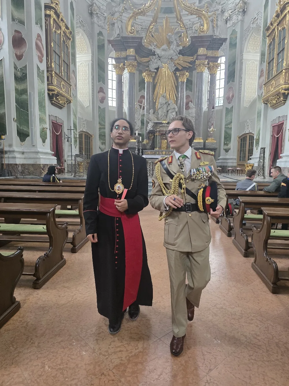 Besuch in der Jesuitenkirche