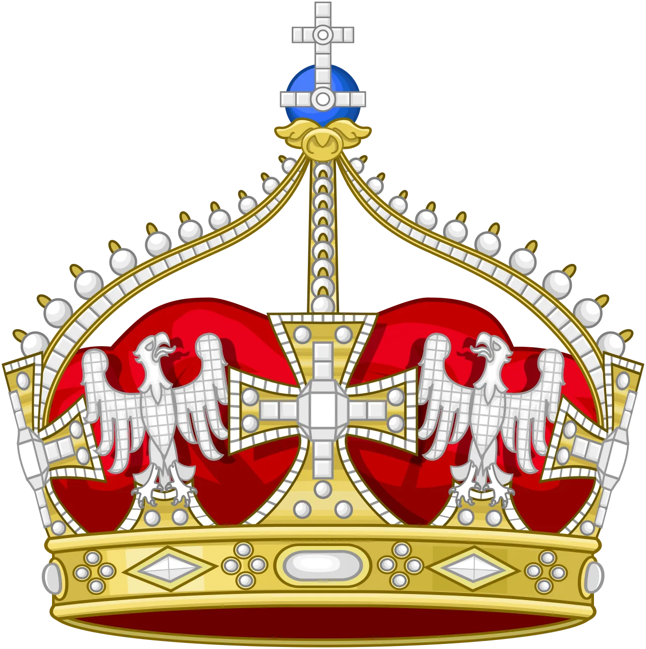Krone seiner kaiserlichen und königlichen Hoheit der Hand des Kaisers