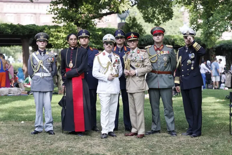 Gruppenbild der Delegation des Imperium Germanicum